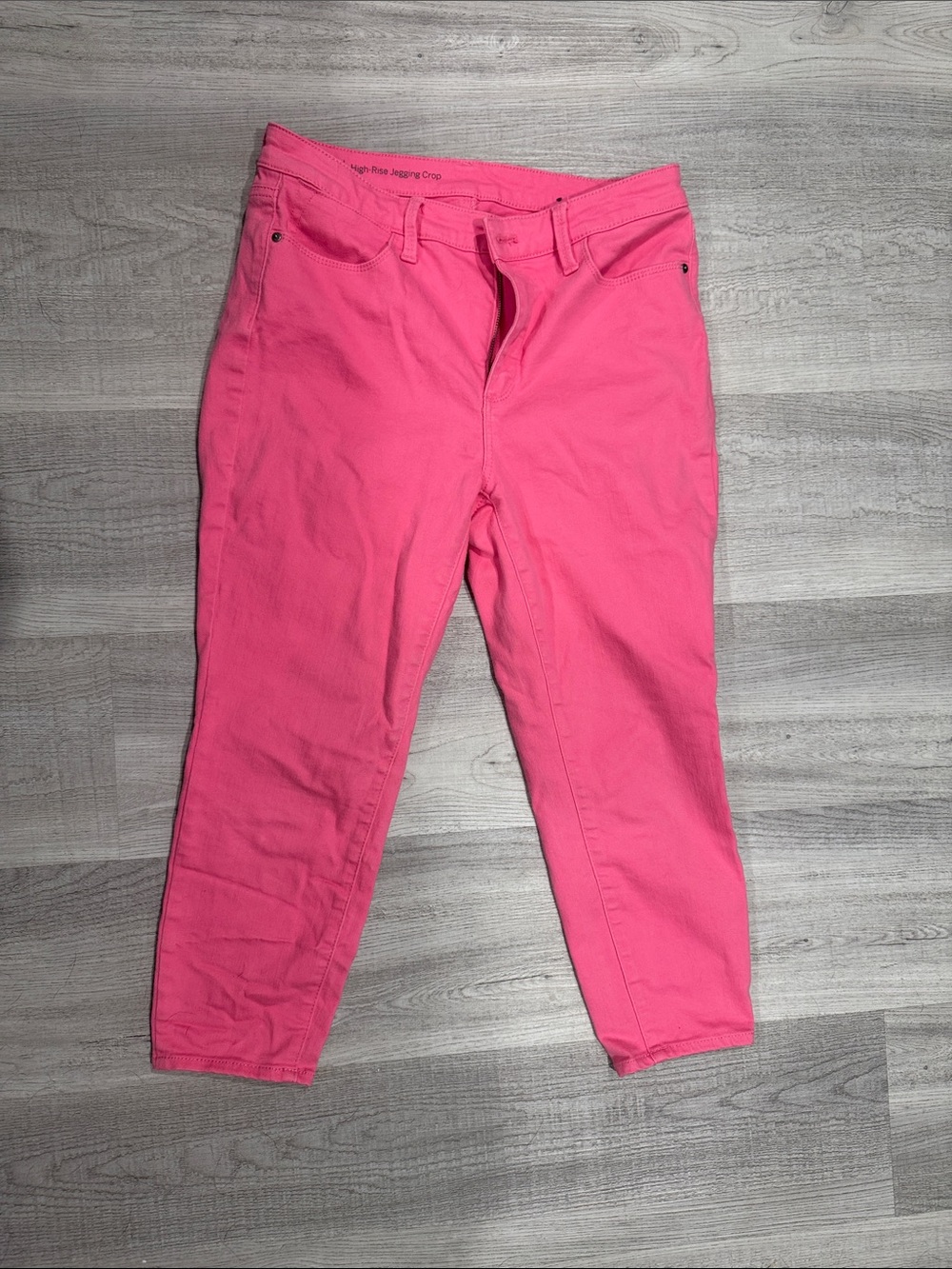 Talbots Bright Pink Cropped Jeans